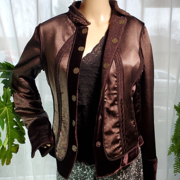 Vintage reversible Wool and Silk Jacket - Picture 5 of 8